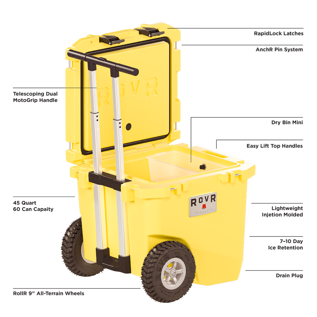 RollR® 45 Wheeled Cooler RovR Products